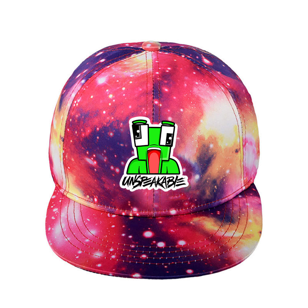 Unspeakable Starry Sky Red Fashion Cartoon Personality Trend Baseball Cap#2