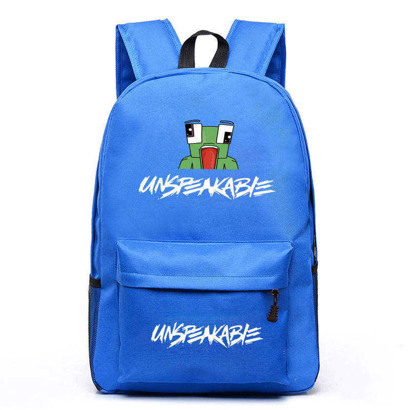 New Unspeakable Printed Backpack, Travel Bag, Computer Bag#6