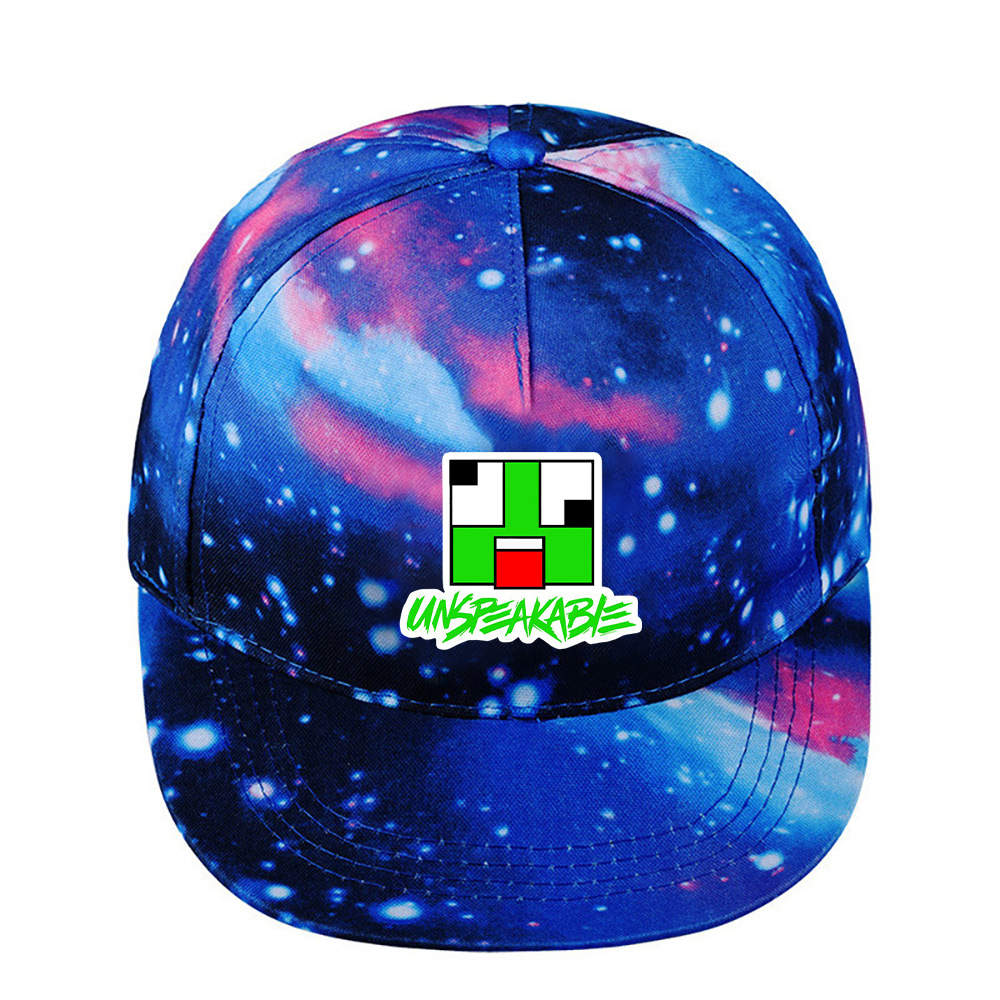 Unspeakable Starry Sky Blue Fashion Cartoon Personality Trend Baseball Cap#2