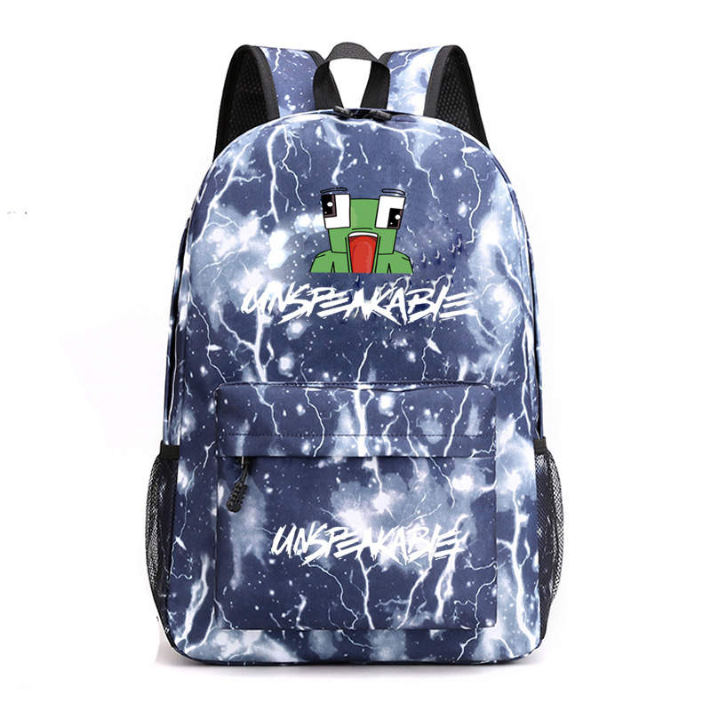 New Unspeakable Printed Backpack, Travel Bag, Computer Bag#7
