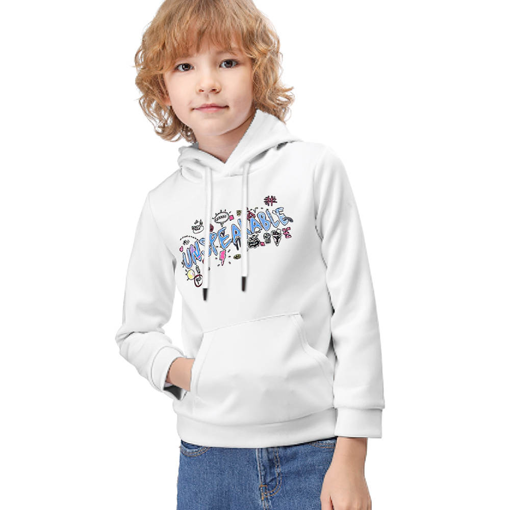 Unspeakable Kid Hoodie Long Sleeve Doodle Kid Hoodie