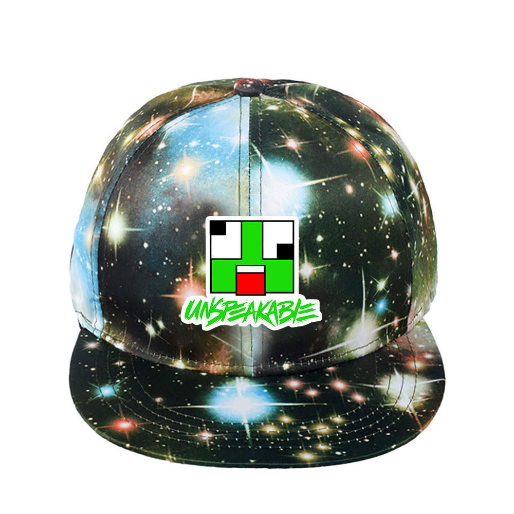 Unspeakable Starry Sky Green Fashion Cartoon Personality Trend Baseball Cap#2