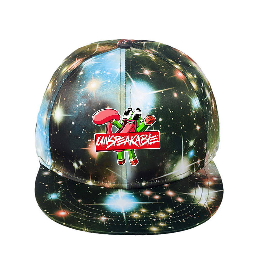 Unspeakable Starry Sky Green Fashion Cartoon Personality Trend Baseball Cap#3