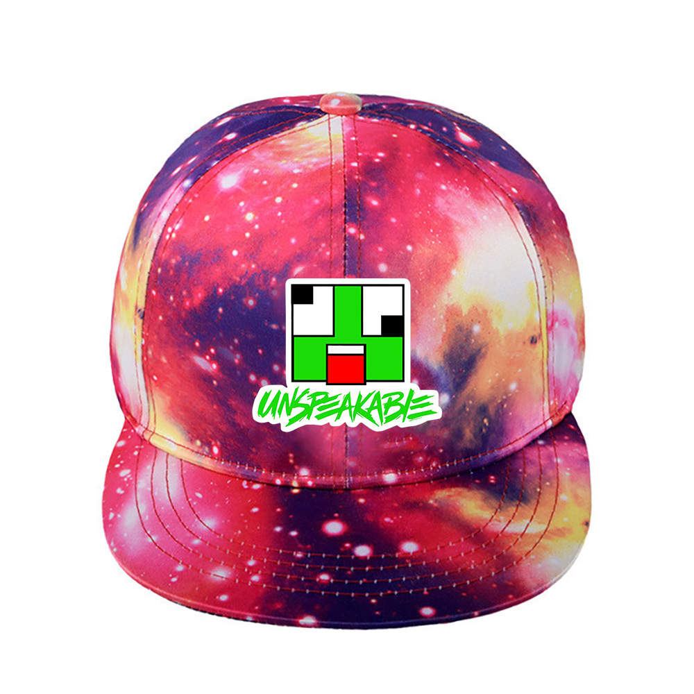 Unspeakable Starry Sky Red Fashion Cartoon Personality Trend Baseball Cap#1