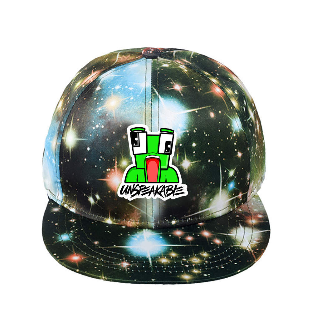 Unspeakable Starry Sky Green Fashion Cartoon Personality Trend Baseball Cap#1
