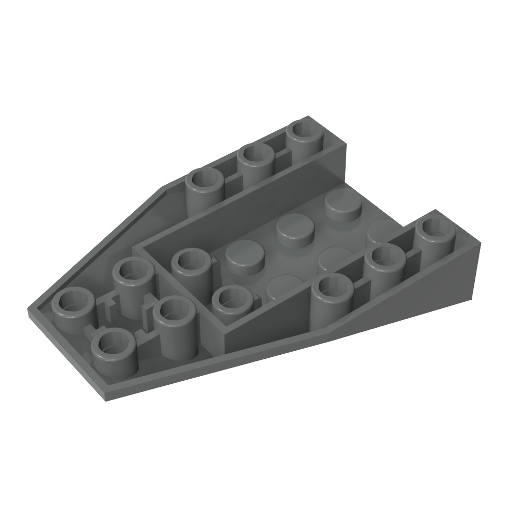 Wedge Sloped Inverted 6 x 4 with 4 Stud Connections