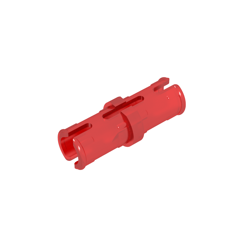 Technic Pin with Friction Ridges Lengthwise and Center Slots ...