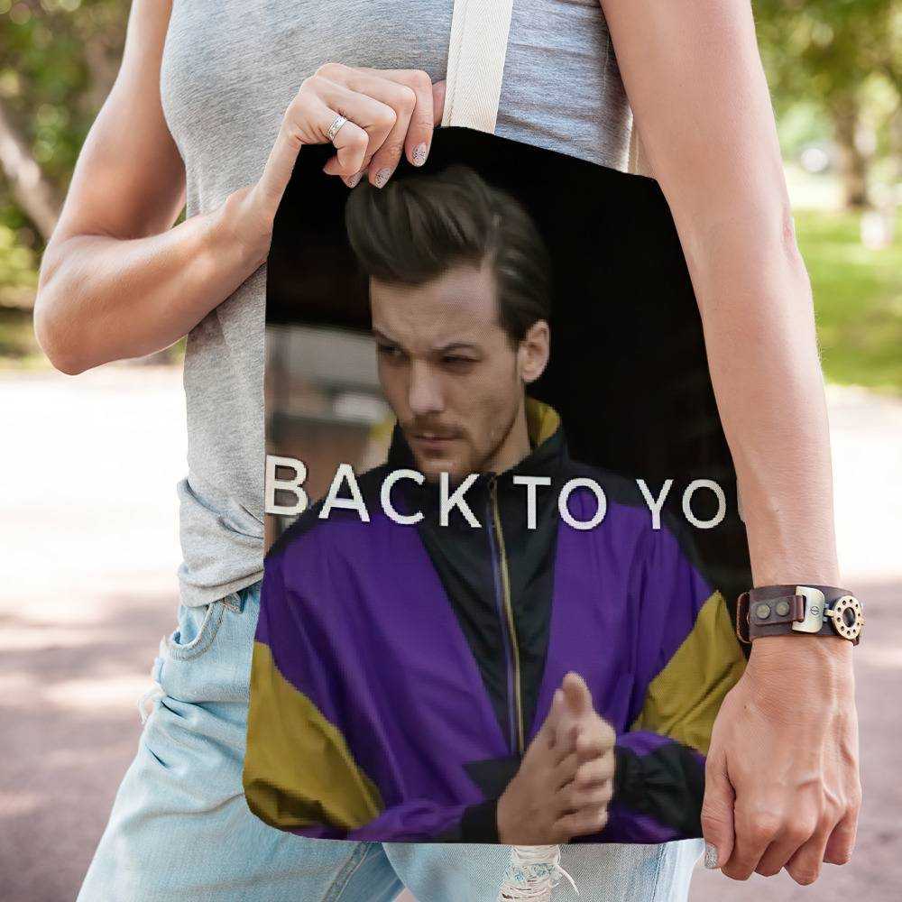 Louis Tomlinson Tote Bag / One Direction Tote Bag / Louis 