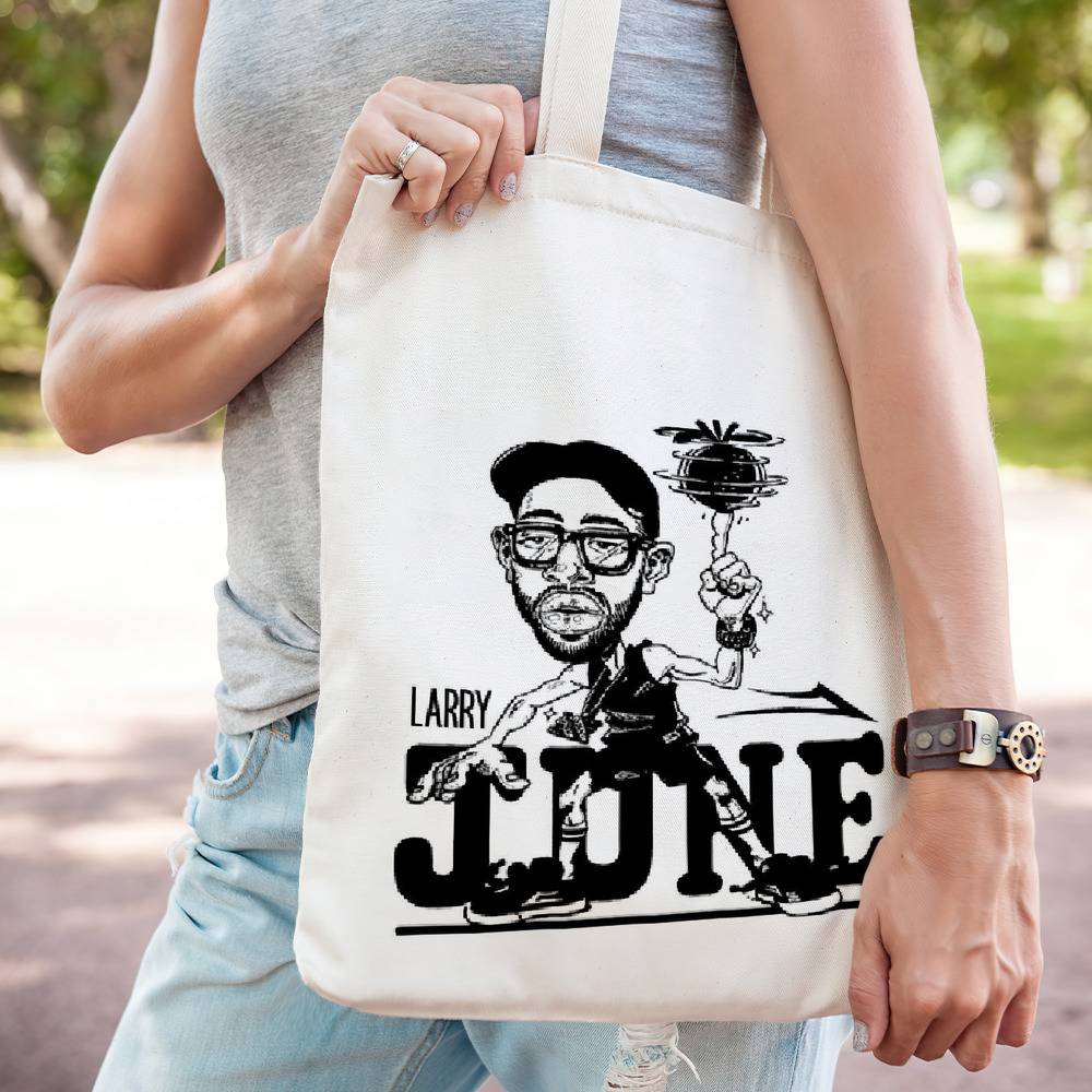 Larry June Tote Bags | larryjunemerch.com