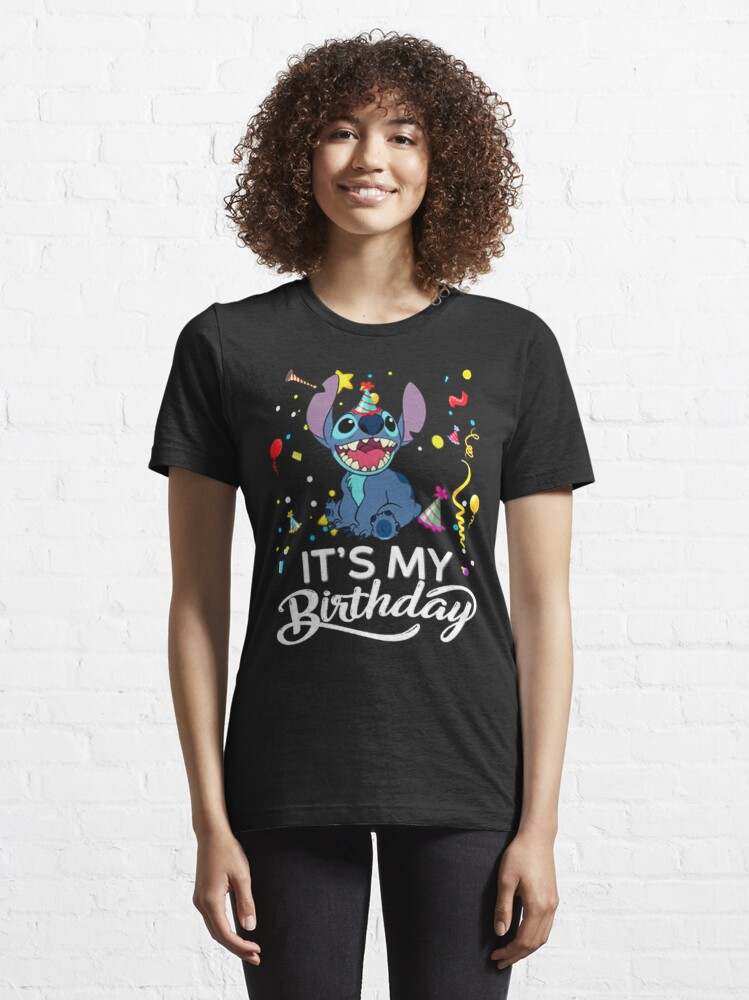 It's My Birthday Stitch Personalized Disney Shirt - Teeholly