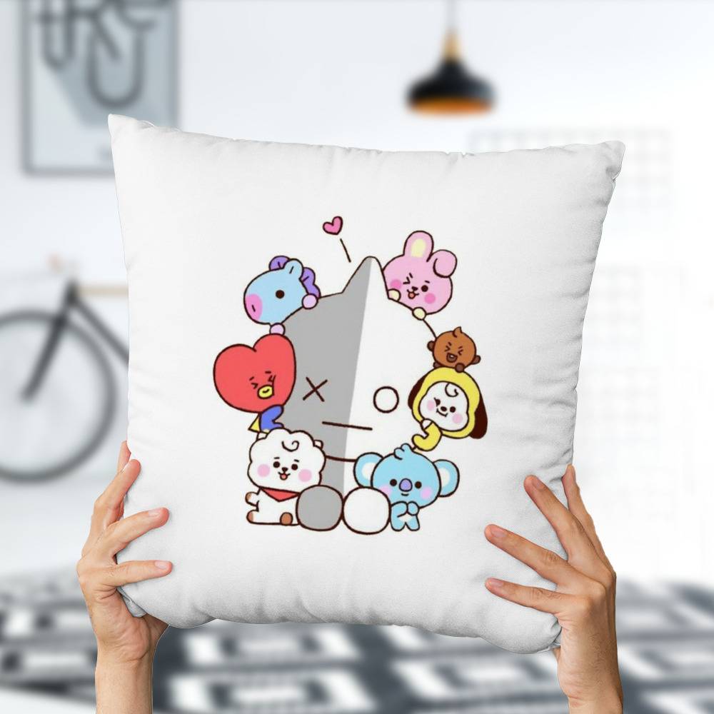 BTS BT21 Characters Cushion Pillow 35CM: SHOOKY - $19.99 - The Mad Shop