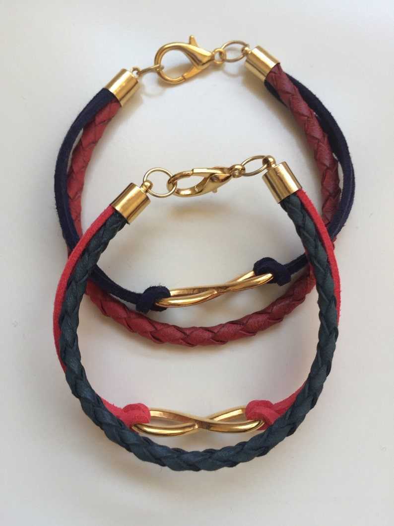 Letras Para Pulseras High Quality Braided Bracelet Real Leather Bracelet  Heart With letter Student Couple Bracelets