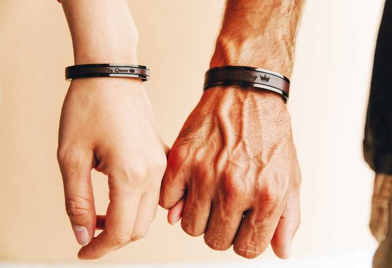 Couple on sale bracelets leather