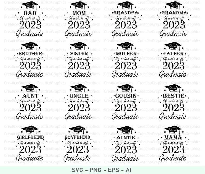 Family Proud Svg Bundle, Class Of 2023 Svg | classof2023svg.com