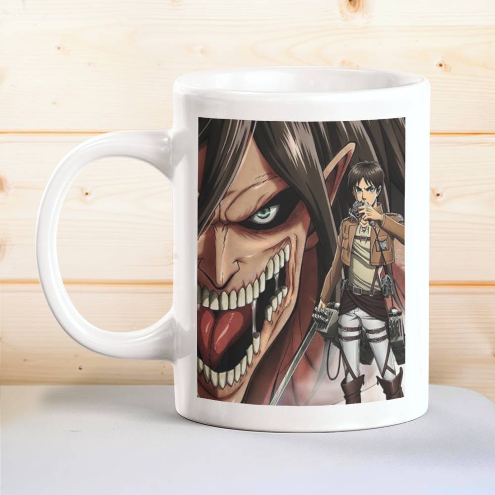 attack on titan mug