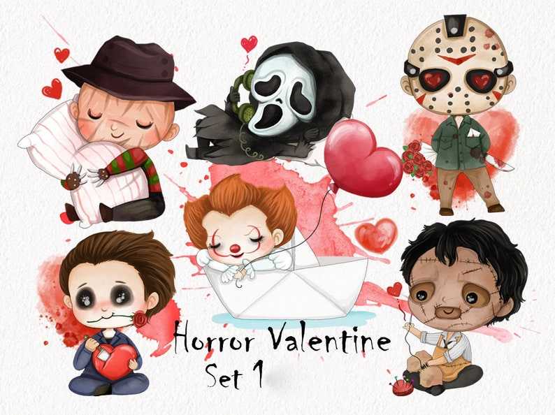 Horror Svg, Horror Valentines#1