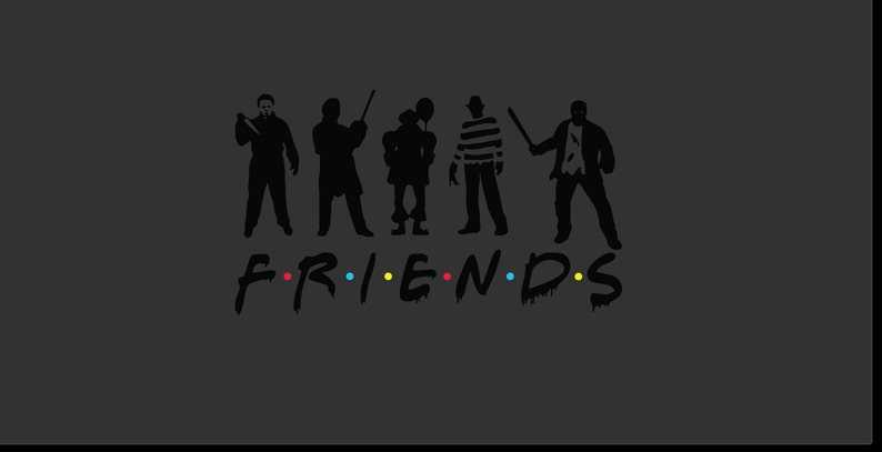 Horror Svg, Halloween Friends SVG#3