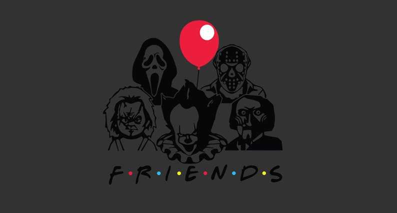 Horror Svg, Halloween Friends SVG#4