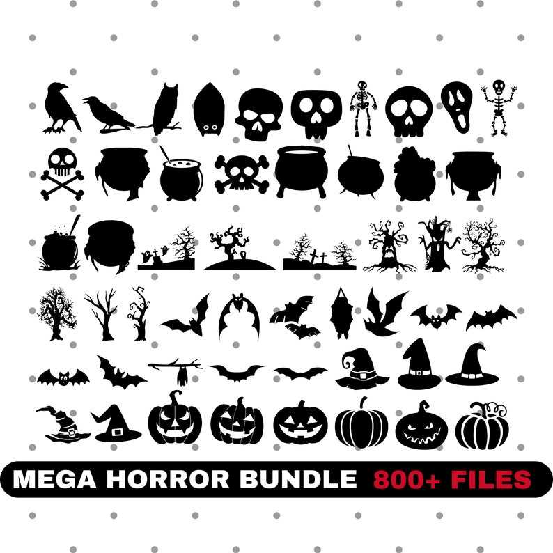 Horror Svg Bundle, Horror Characters Svg Ghost Svg Download