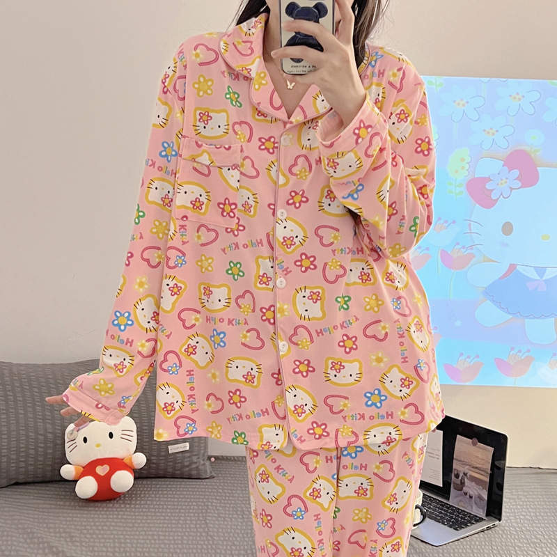 Hello Kitty cotton pyjama set Color pastel pink - RESERVED - ZM445-03X