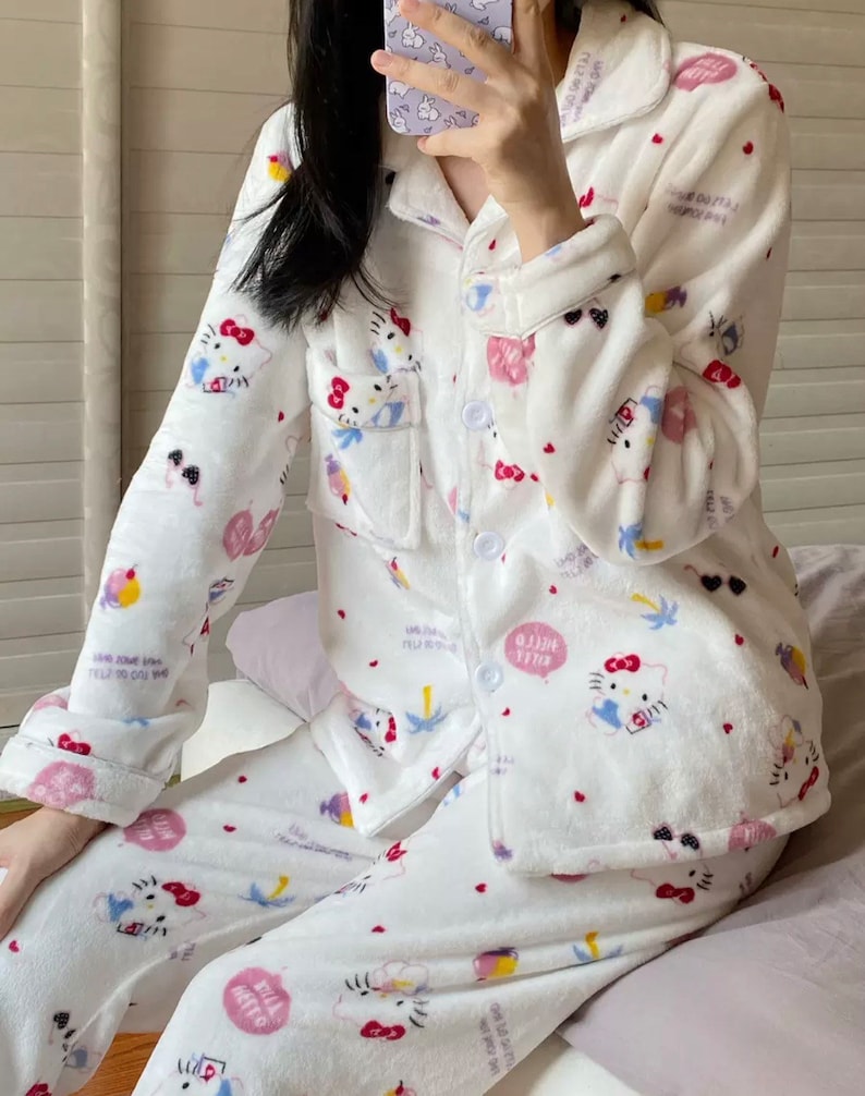 Top 83+ hello kitty fleece pajama pants best in.eteachers