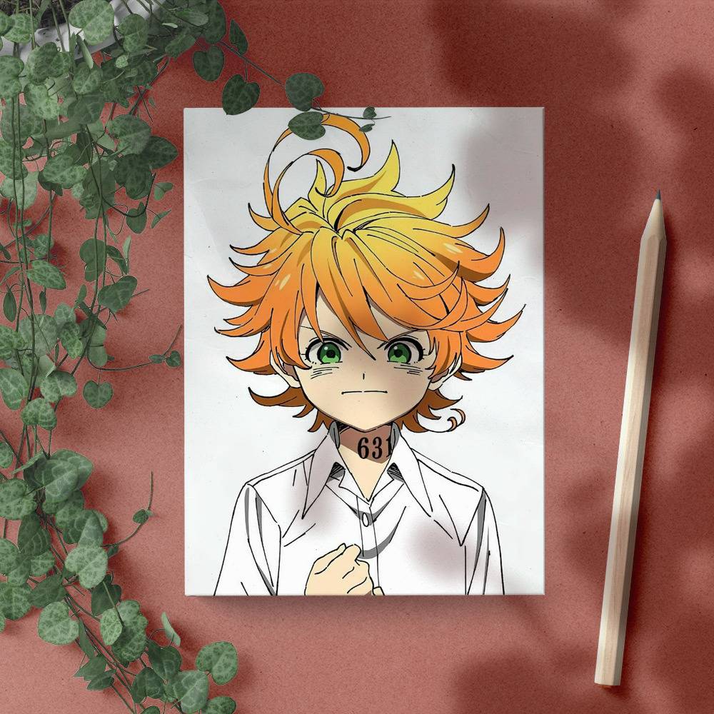 Intelligent Gilda - The Promised Neverland Greeting Card by Anna Blonwell