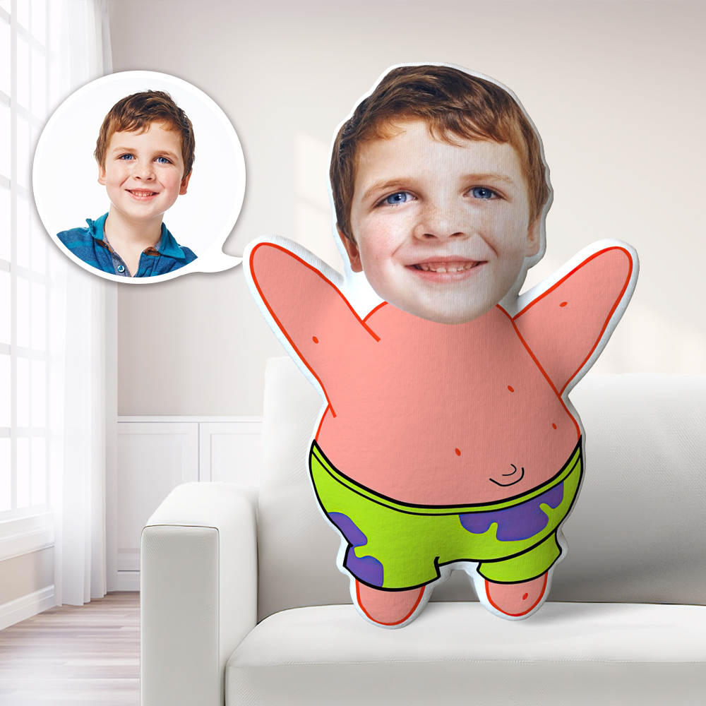 Patrick Star Pillow Gifts Custom Photo Gifts Personalized Marvel ...