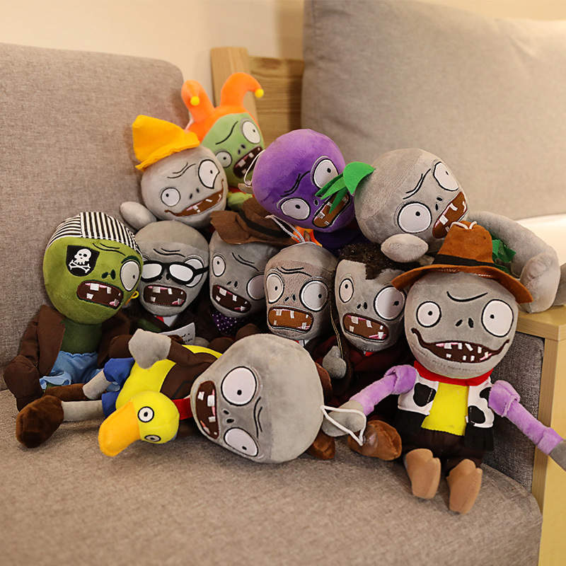 PVZ Plush, 12 Inches Plants vs Zombies Plush Doll Cute Zombies Team Plush  Gifts | pvzplush.com