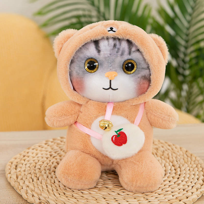 Cute Cat Plush Toy Doughnut Cat Plush Kawaii Cat Plush Toy