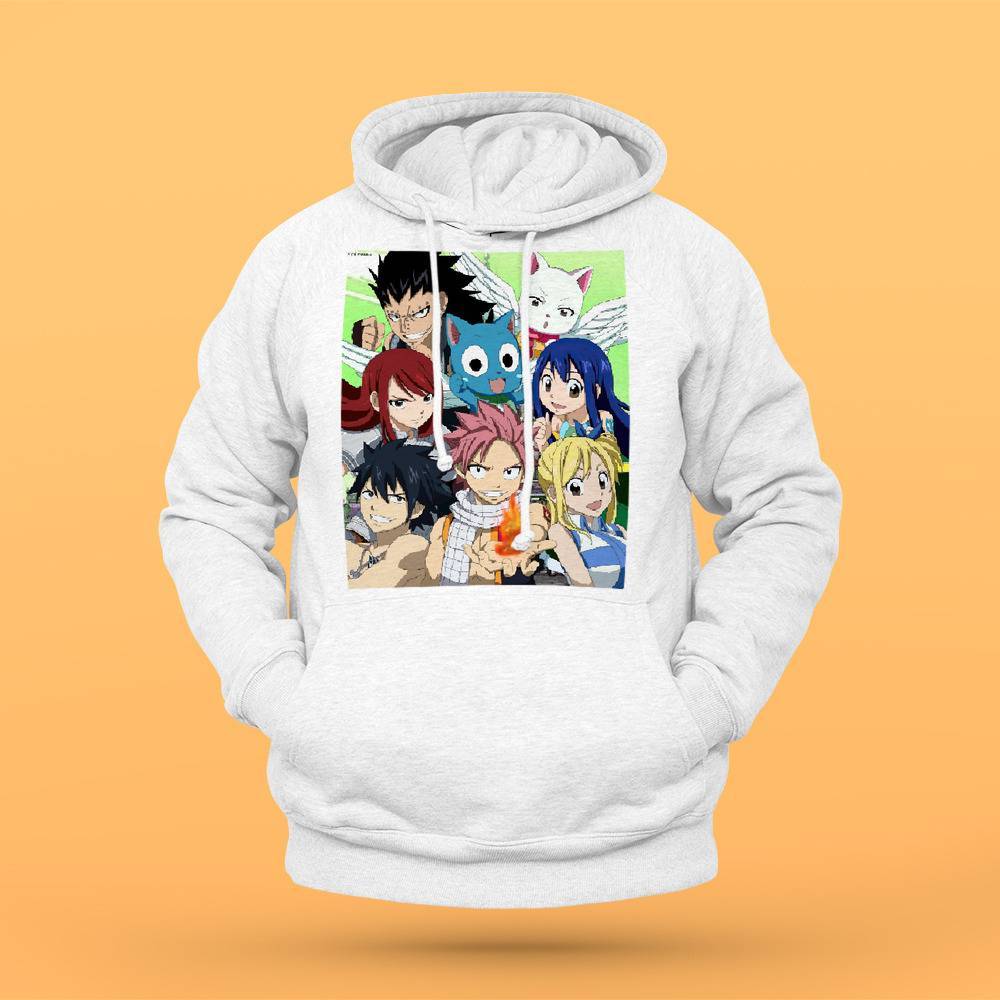 Fairy Tail Hoodies - Fairy Tail Anime Series Hero Combination Super Co