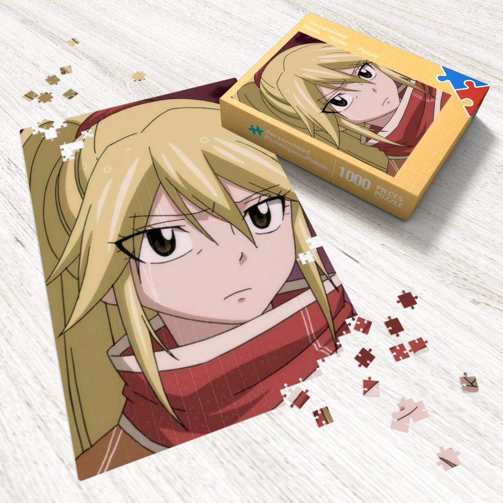 Fairy Tail Lucy Heartfilia Name Anime Jigsaw Puzzle