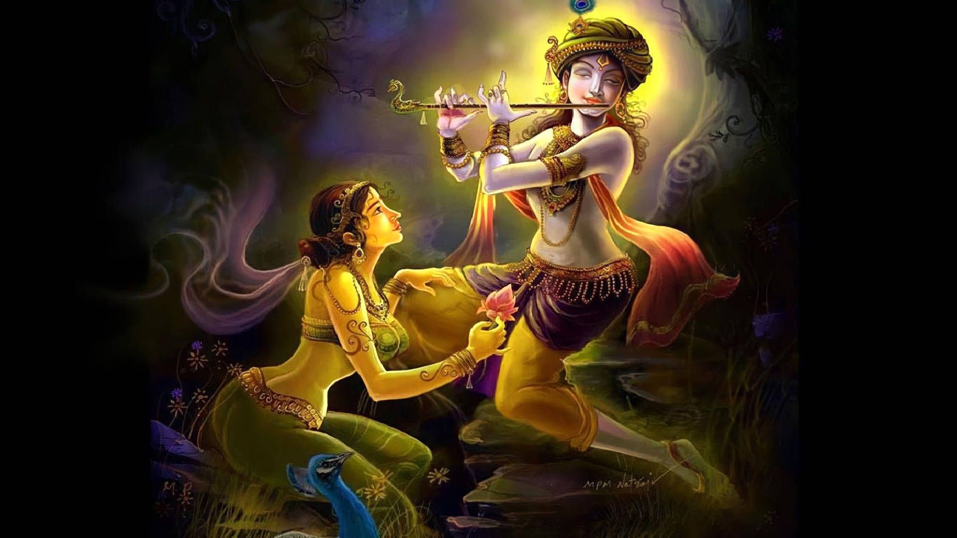 Lord Krishna And Radha Love Wallpapers Hd For Desktop