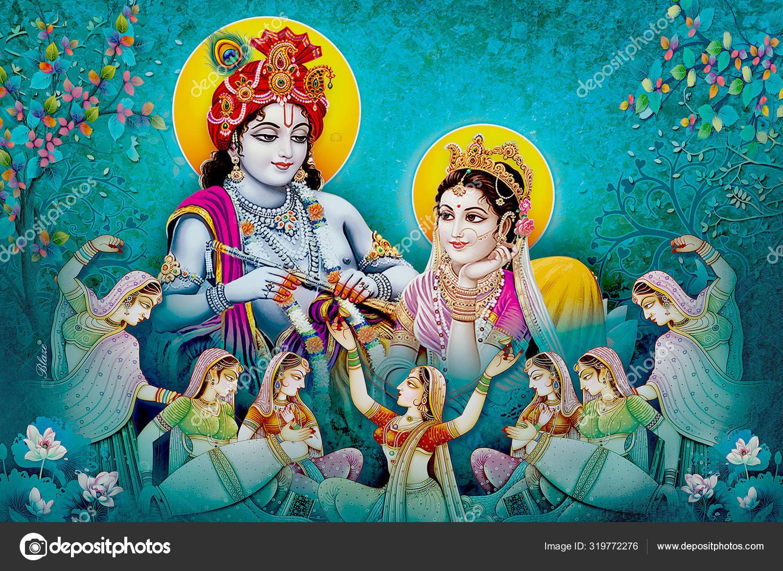Radha Krishna Pic Wallpaper