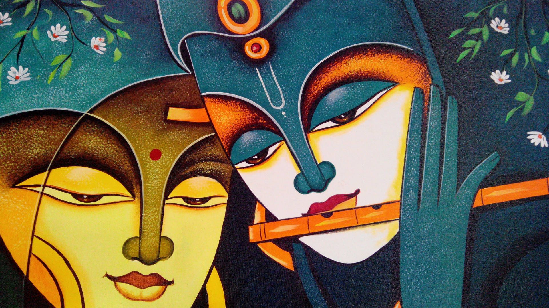 Love Radha Krishna Wallpaper