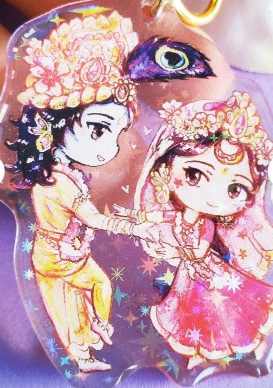 Radha Krishna Love 4K Wallpaper