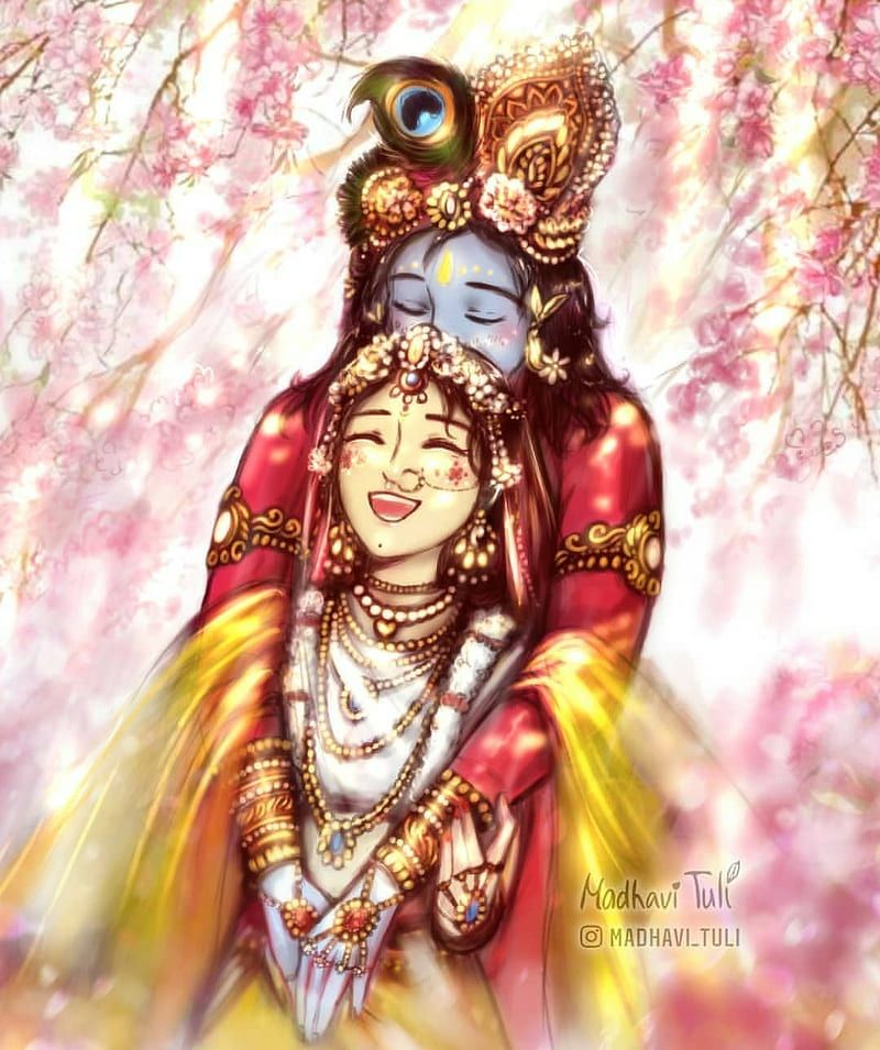 Animated Radha Krishna Love Wallpaper Hd