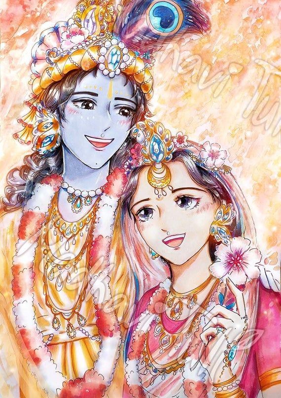 Animated Radha Krishna Love Wallpaper Hd