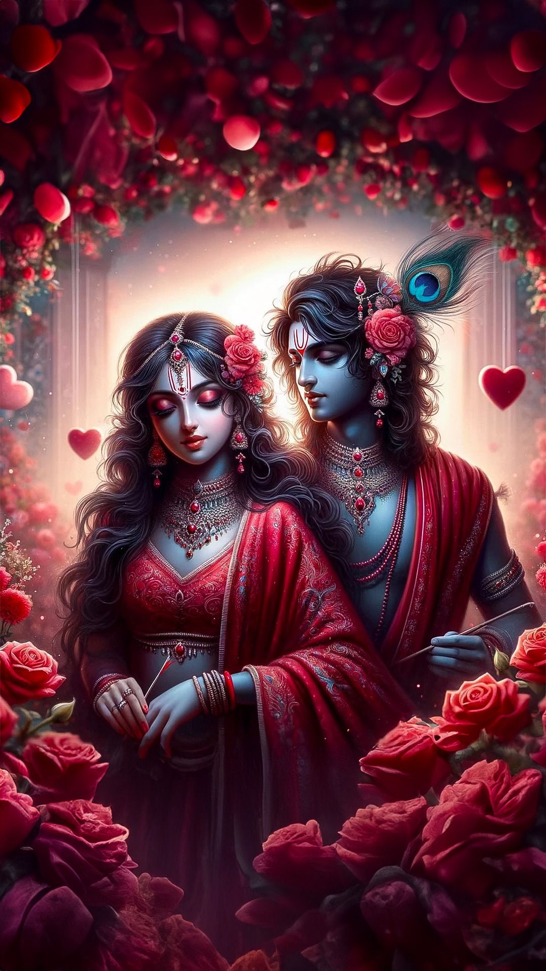hd Wallpaper Romantic Radha Krishna