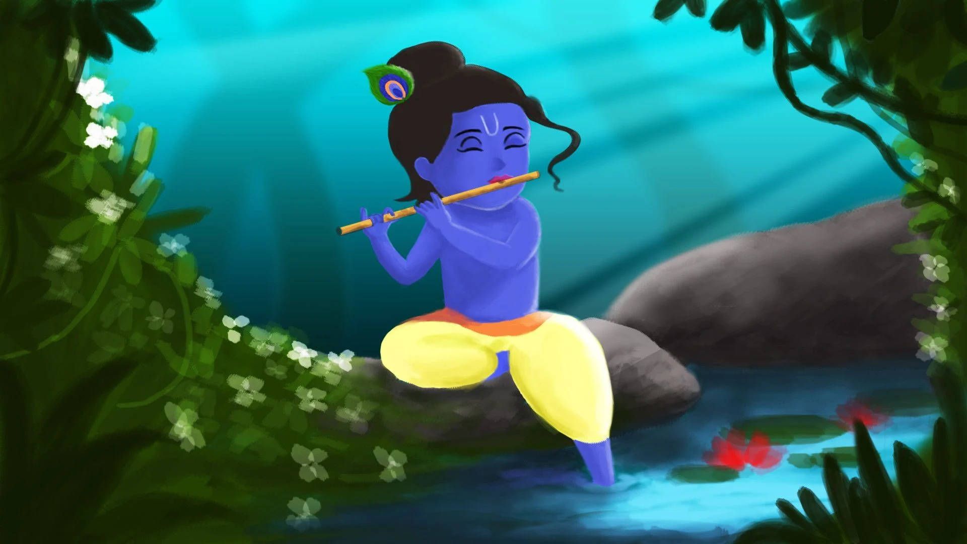 Little Krishna Wallpaper, little krishna hd wallpaper, little krishna images hd 46