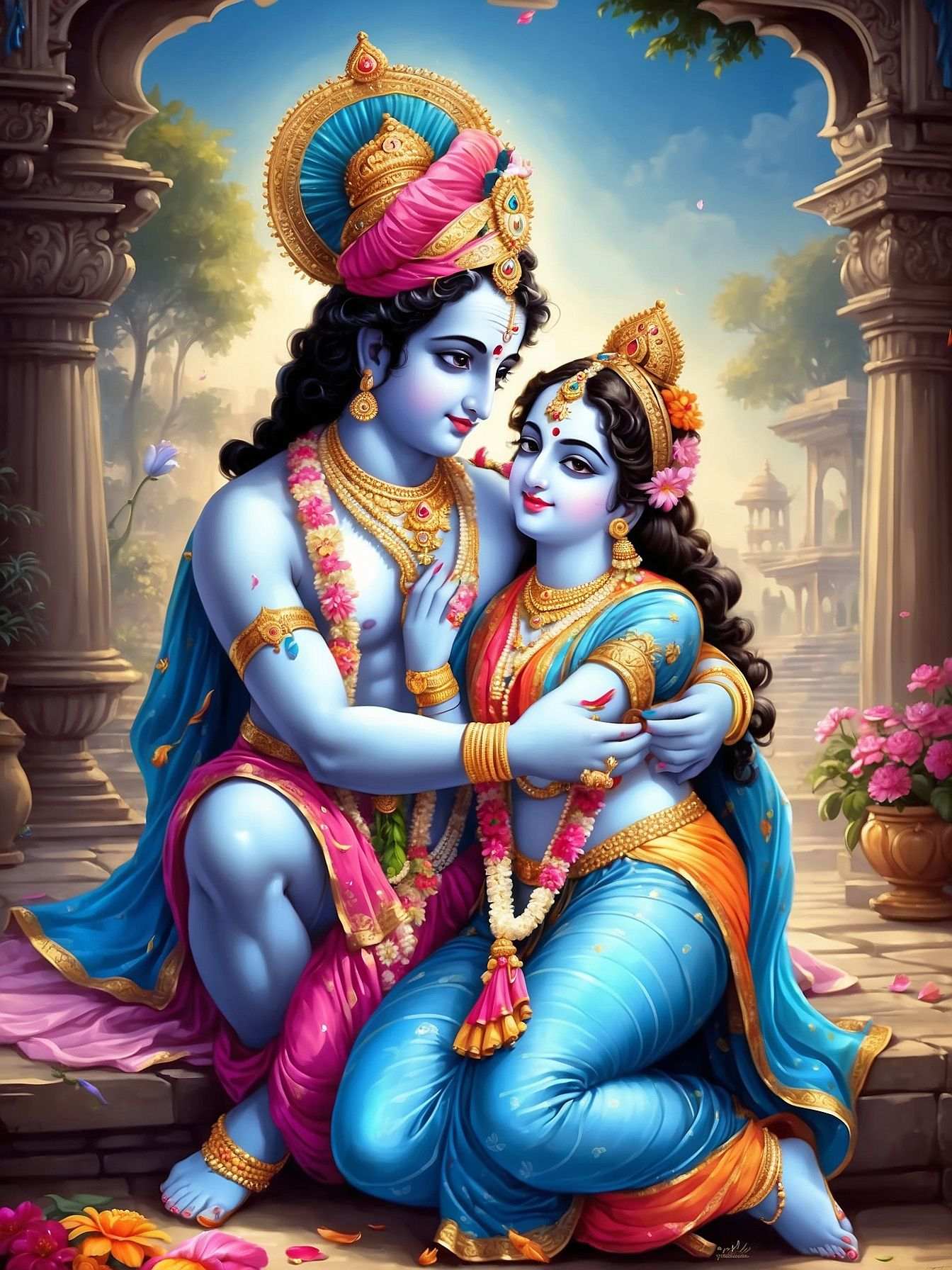 love Romantic Radha Krishna Wallpaper Hd, love radha krishna wallpaper, radha krishna image love 43