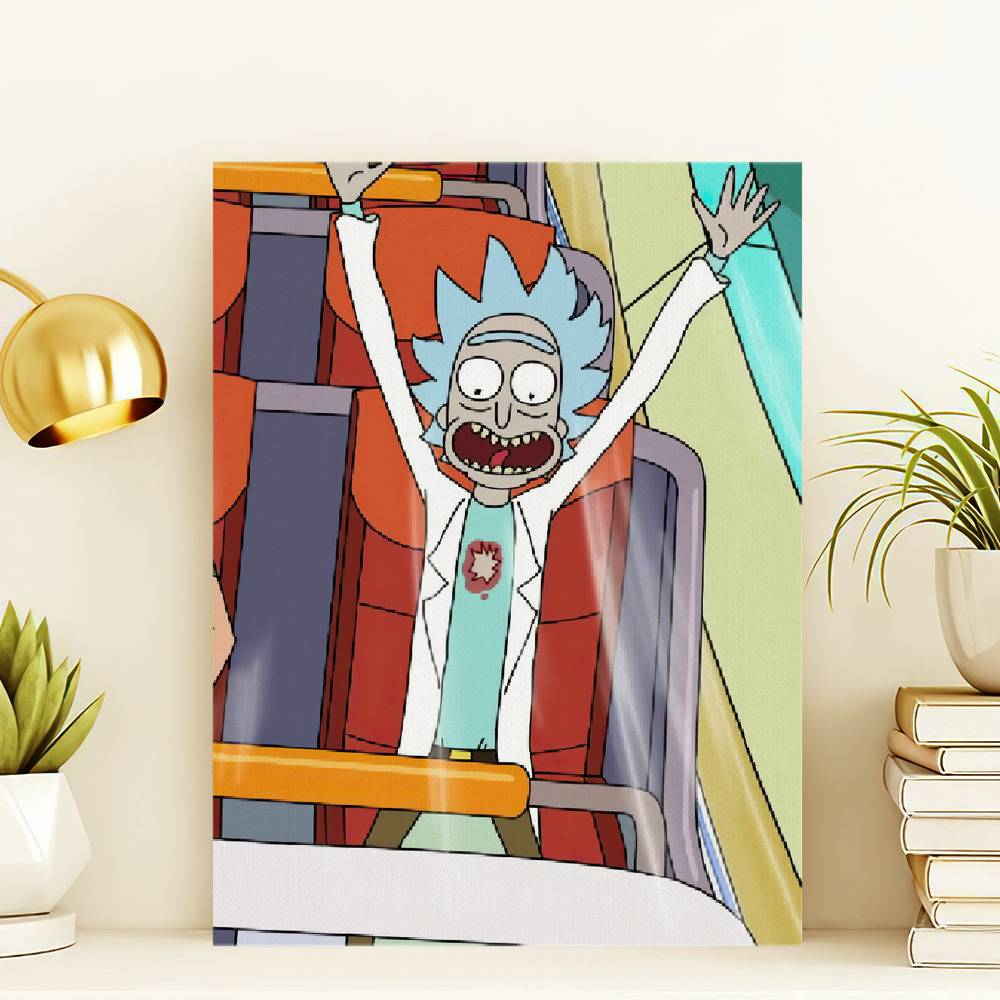 Rick And Morty Canvas Classic Celebrity Canvas