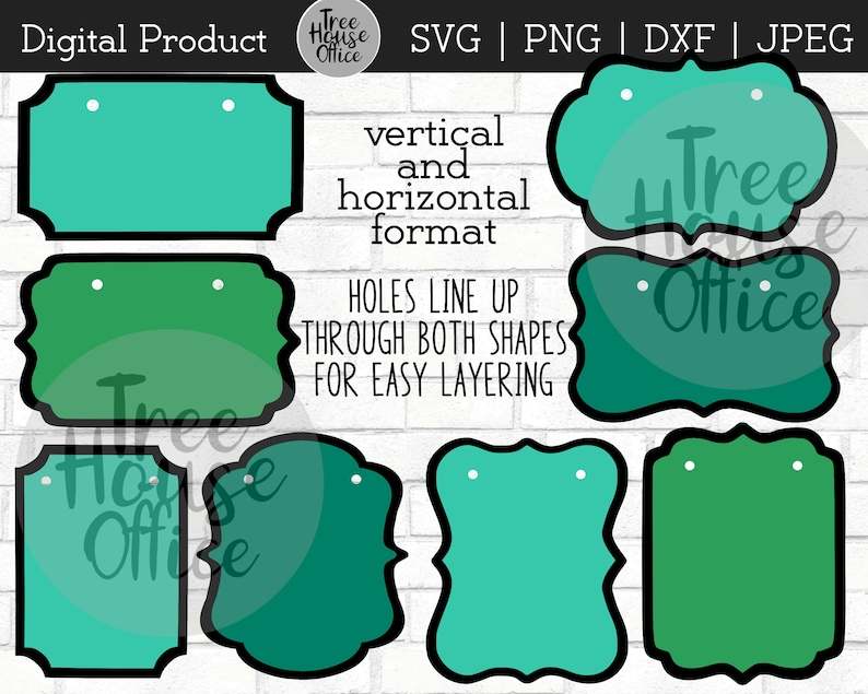 Fancy Flag Shapes SVG Bundle Silhouette Banner Svg#4