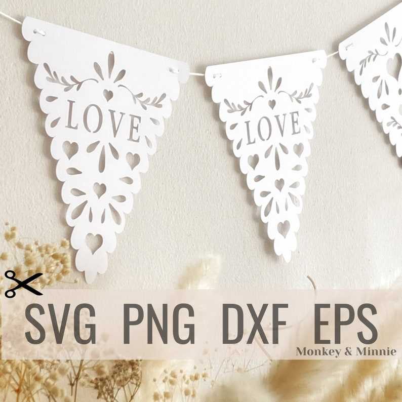 Love Banner SVG Silhouette Banner Svg 
