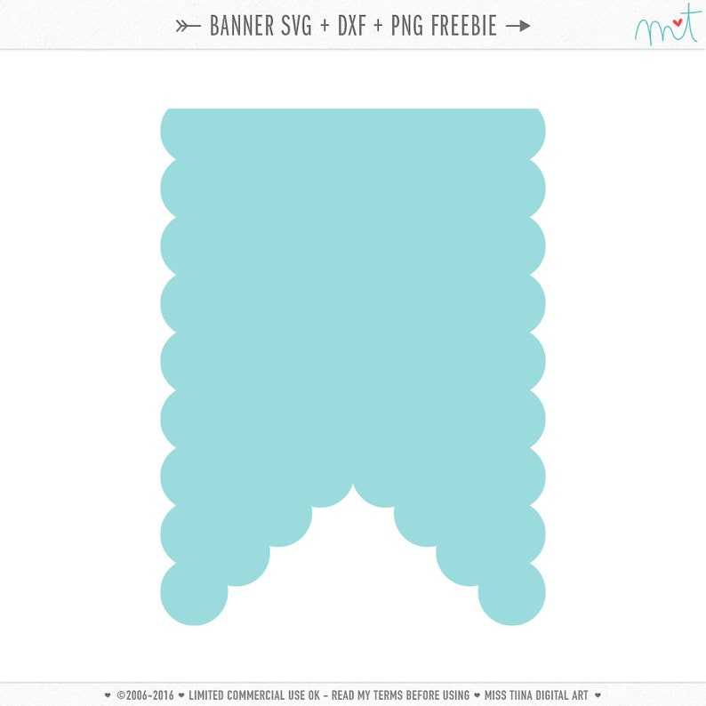 Banners SVG DXF Digital Die Cut Files for cutting machines Pennant Banner Svg#2