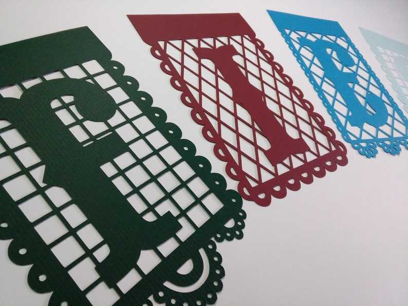 38 SVG Cut Files Cricut Alphabet and Numbers Templates Papel Picado Banners Silhouette Banner Svg#7