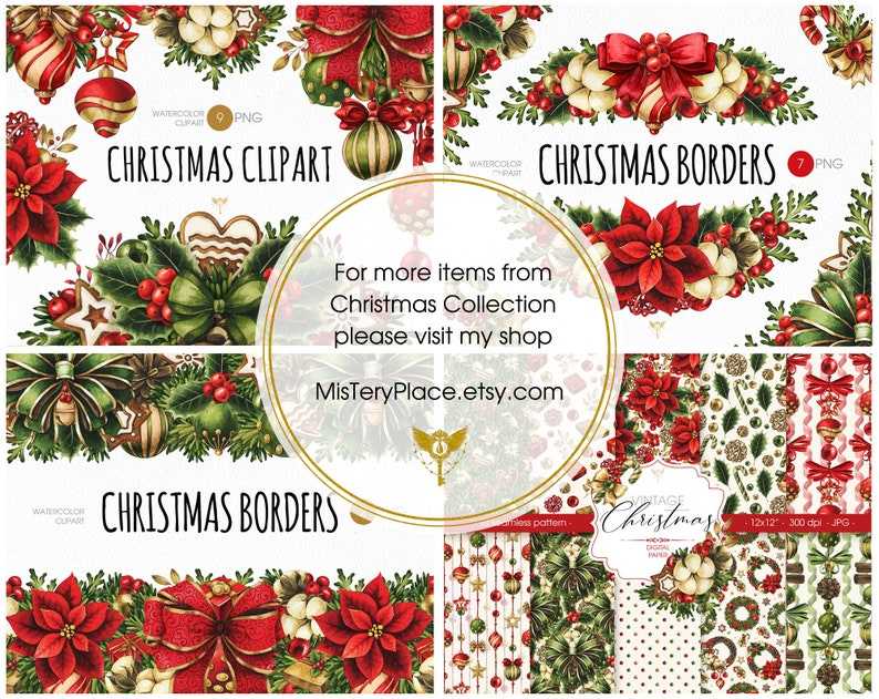 Christmas garland PNG clipart. Ribbon Banner Svg#6