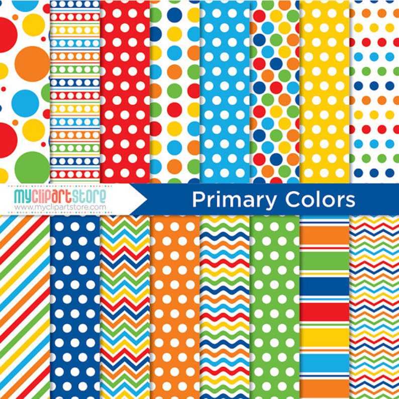 Primary Colors Accessories Clipart Bundle Ribbon Banner Svg#8