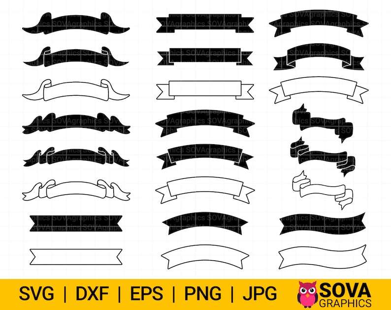 Banner svg Ribbon Banner Svg#1
