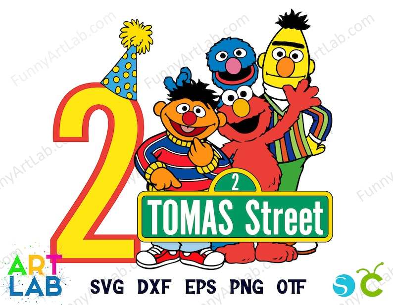 Funny Art License Street Birthday Banner Street Font otf  Birthday Banner Svg#2