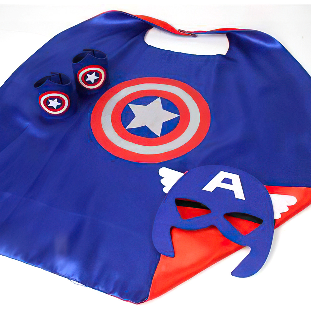 LEILE Children Superhero Dress Up Party Capes with Soft Masks Pack of 20 pcs 10 Sets 10 Colors 